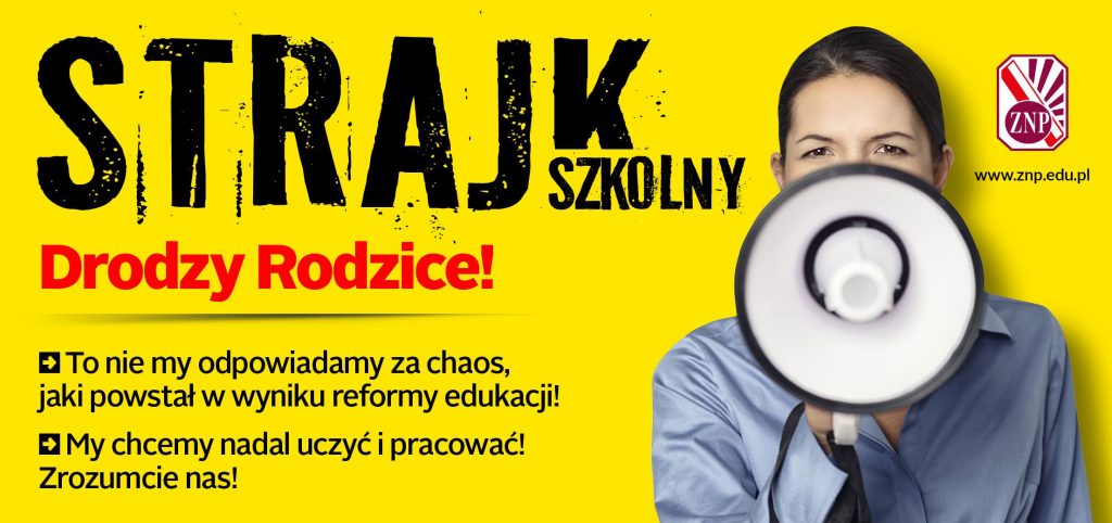 Informacja dla Rodziców dotycząca akcji strajkowej