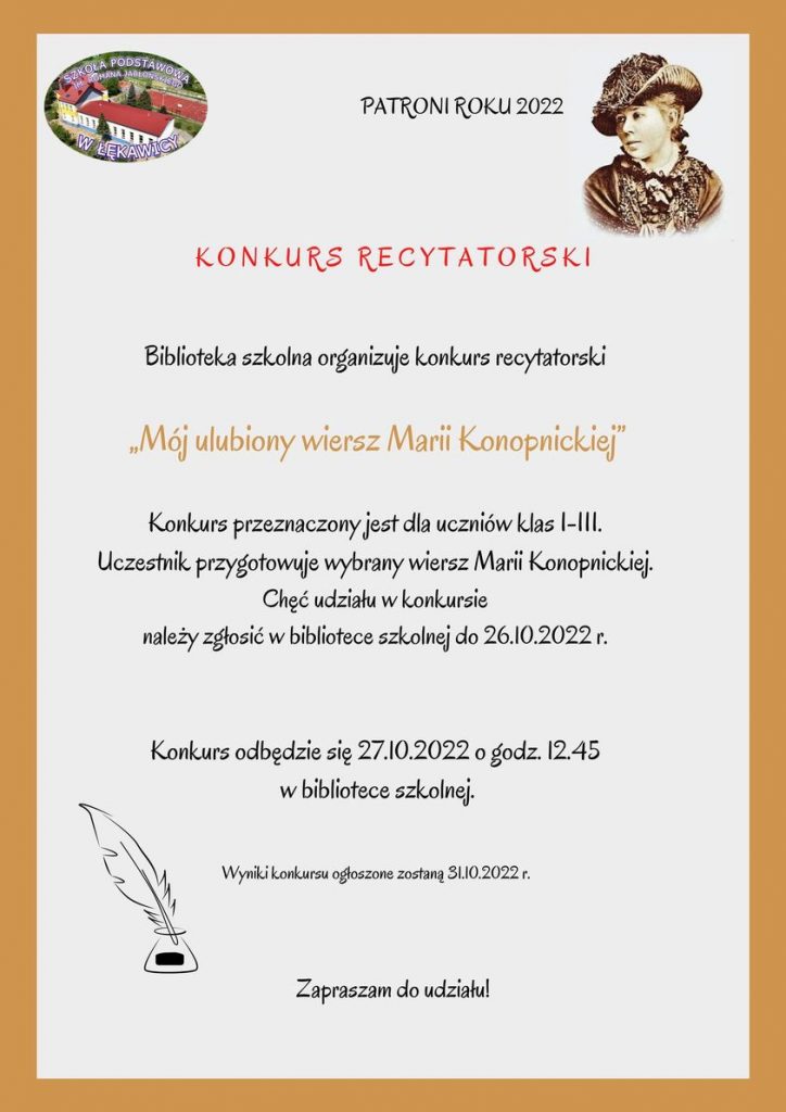 Konkursy recytatorskie